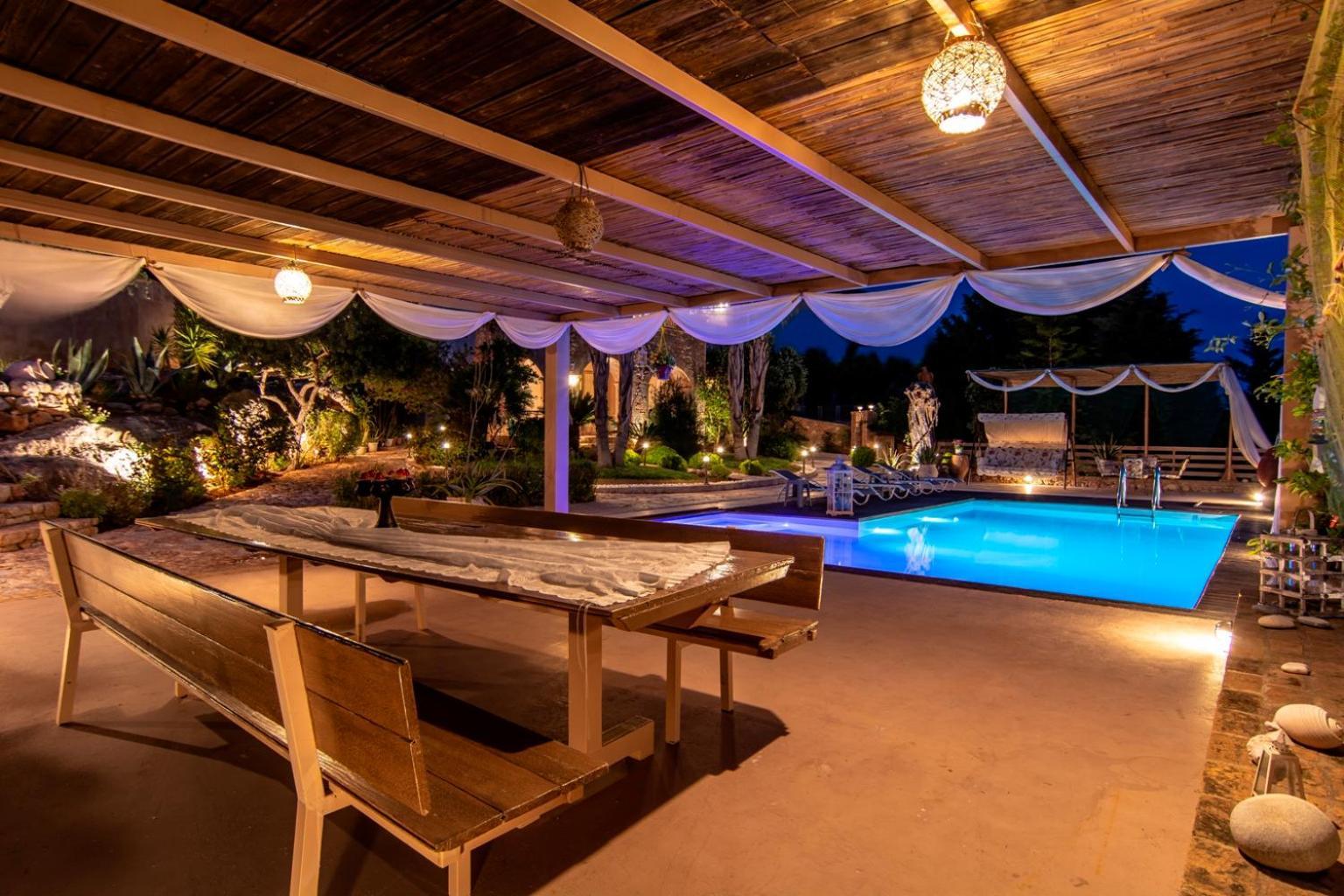 Villa Maira Luxurious With Private Swimming Pool Kórfos Exterior foto